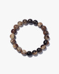 Classic Tibetan Round Bead Bracelet In Yak Horn