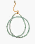 Classic Round Bead Bracelet / Necklace In Natural Chalcedony