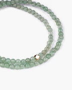 Classic Round Bead Bracelet / Necklace In Natural Chalcedony