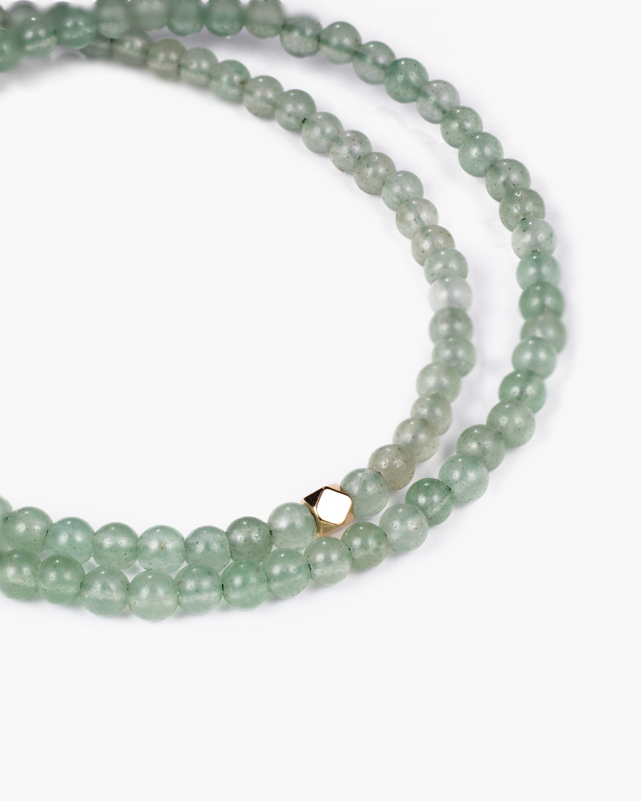 Classic Round Bead Bracelet / Necklace In Natural Chalcedony