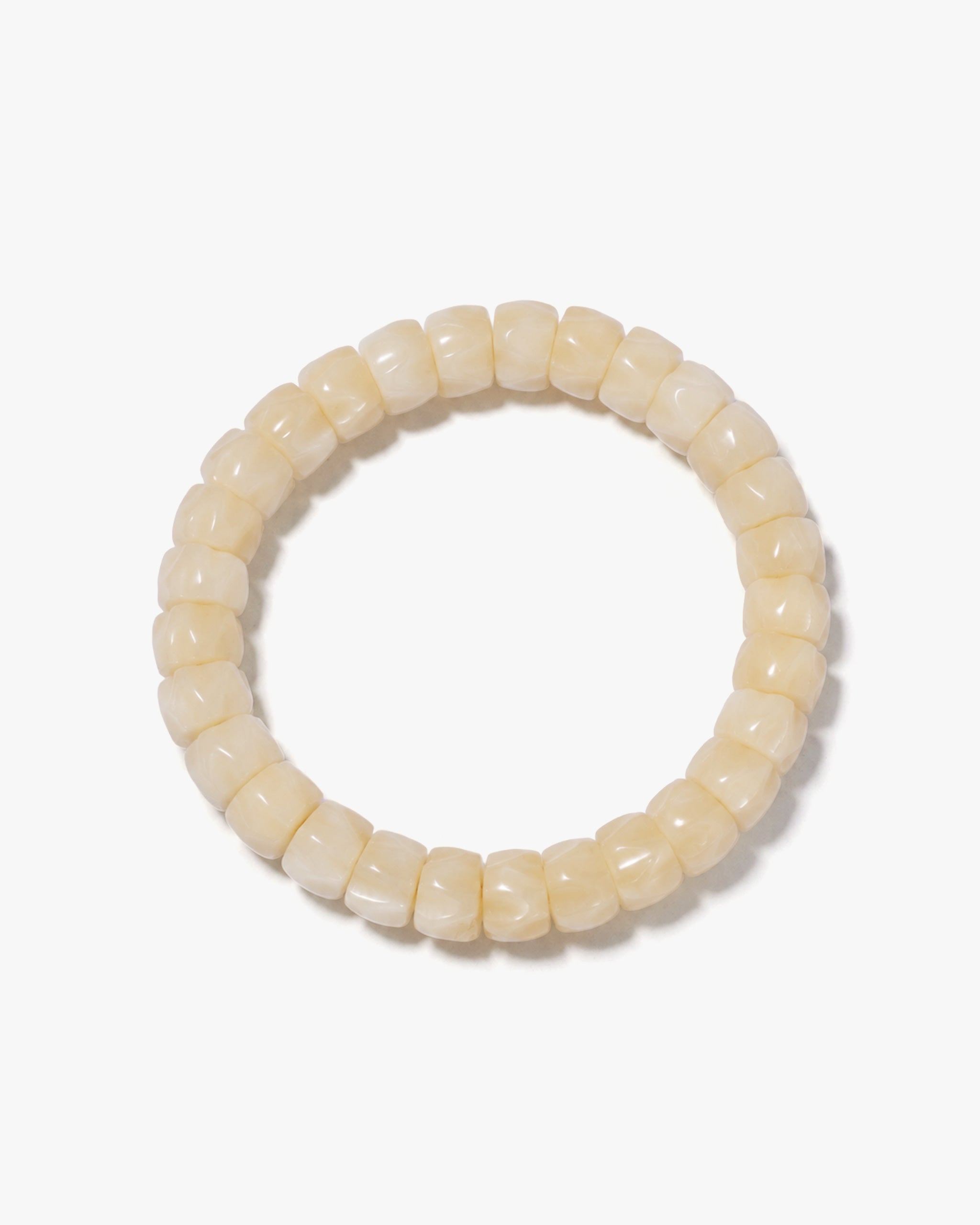 Classic Tibetan Vertebrae Bead Bracelet In Antler