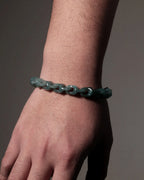 Dragon Spine Bracelet In Mayan Blue Jade