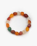 Freeform Nugget Bead Bracelet In Natural Gobi Agate