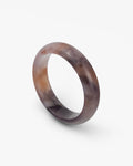 Pulsera con esferas curativas de calcedonia morada tibetana natural
