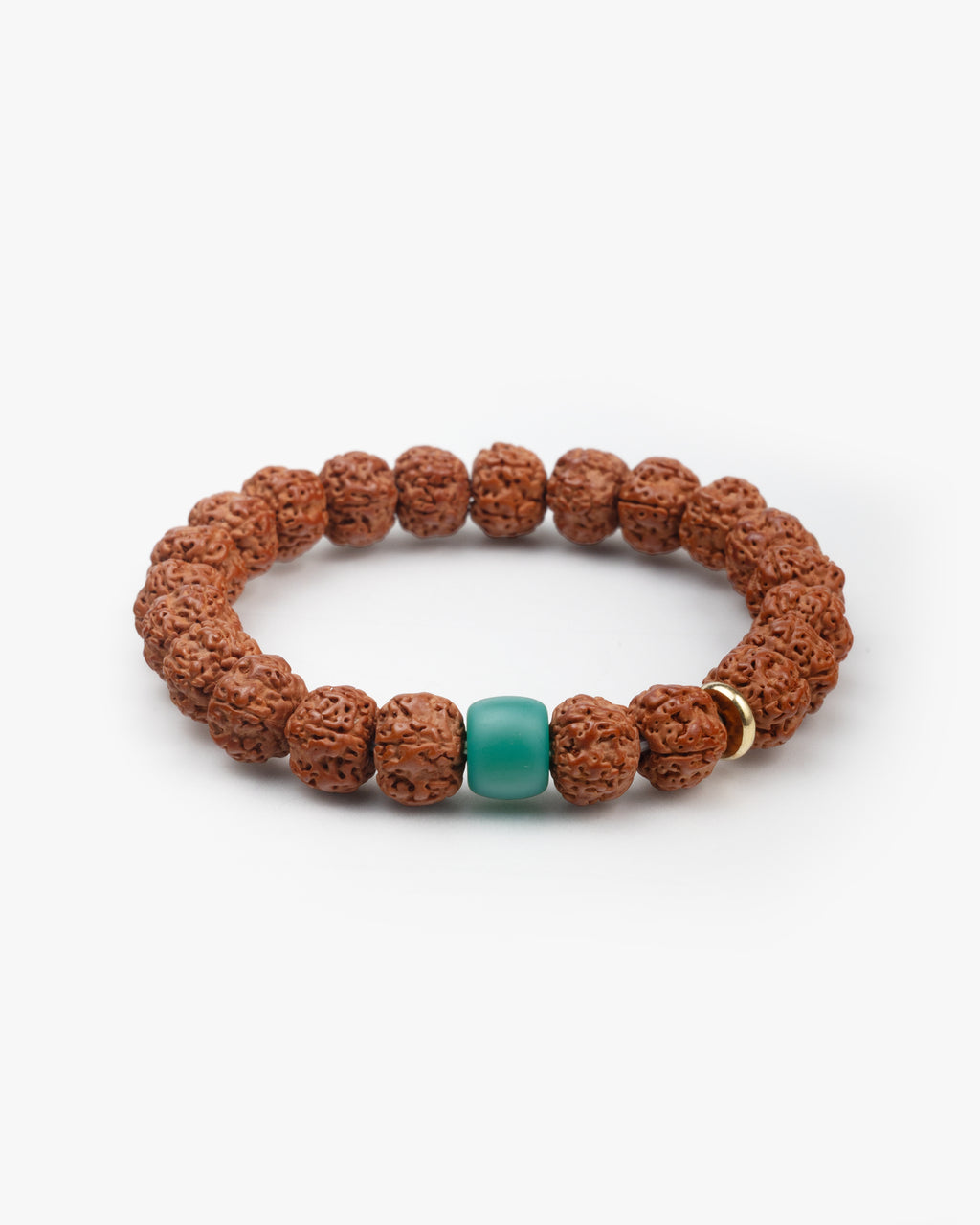 Pulsera de Cuentas Mala de Rudraksha Tibetano Natural
