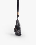 Raw Nugget Necklace Pendant In Natural Petrified Wood