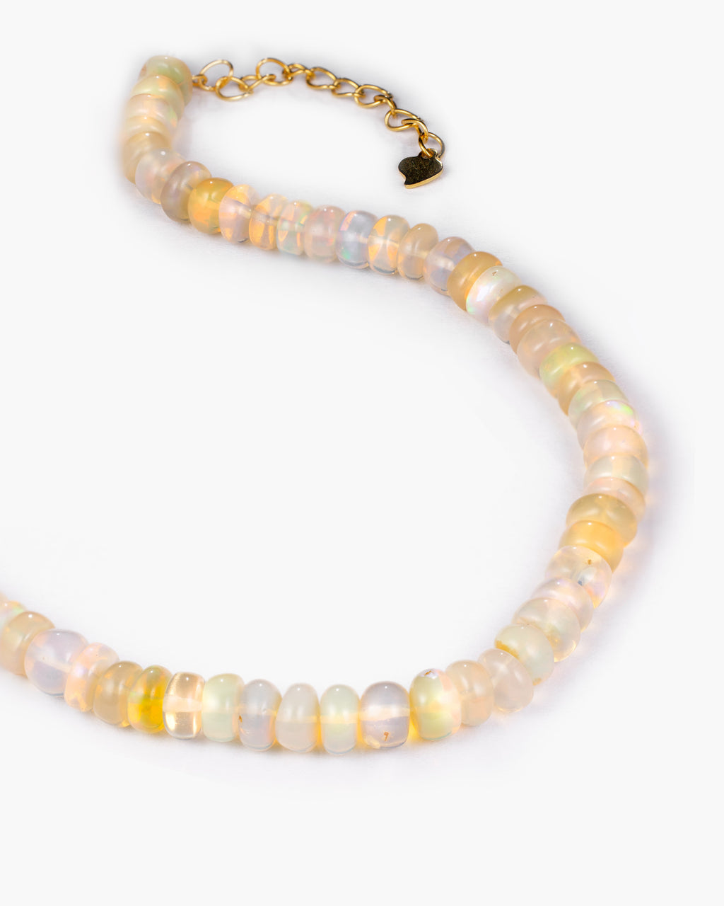 Rondelle Bead Bracelet / Necklace In Natural Opal