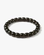 Solid Drum Bracelet In Barrel-cut Nephrite
