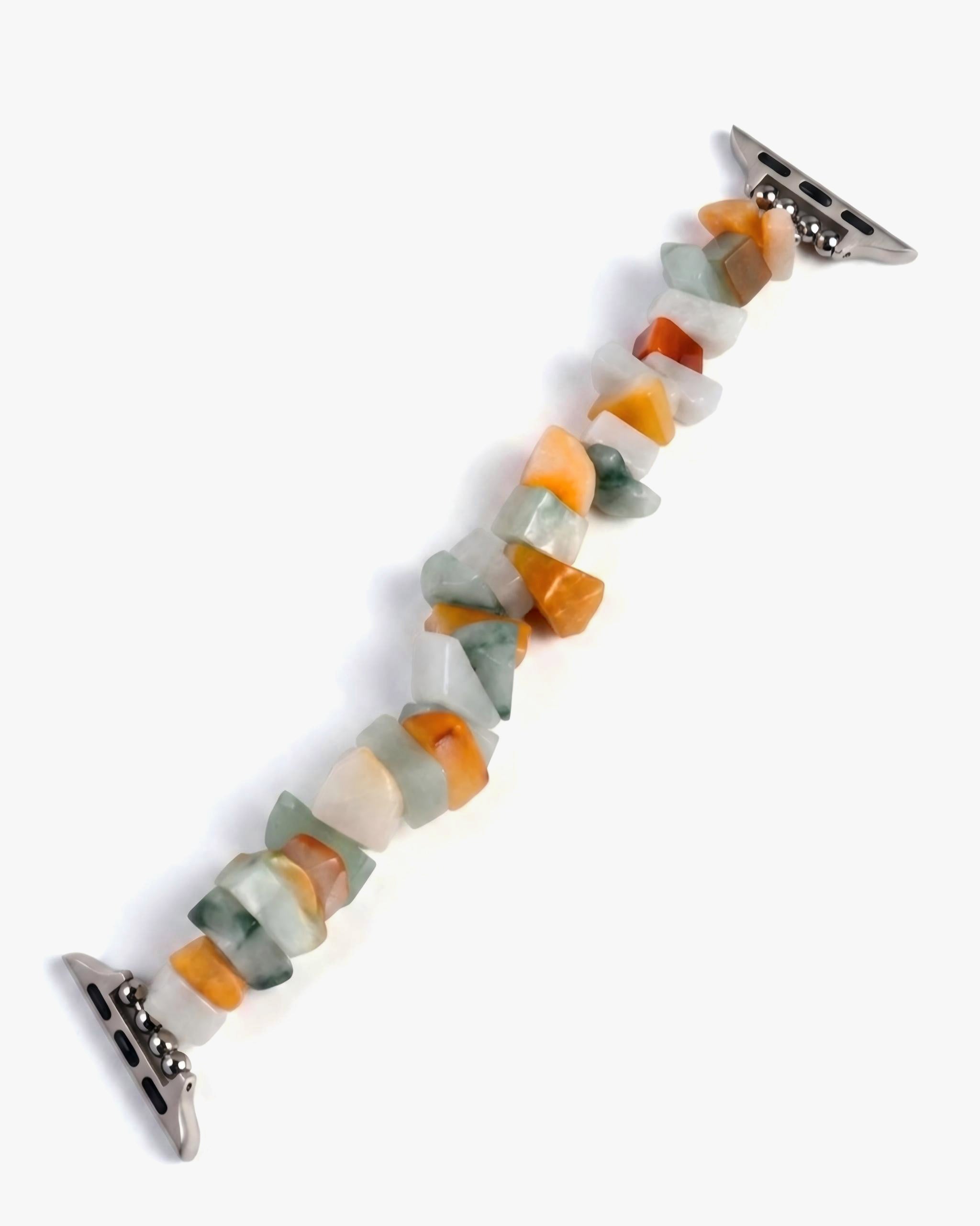 Tumbled Chroma Watch Straps In Rough Jade