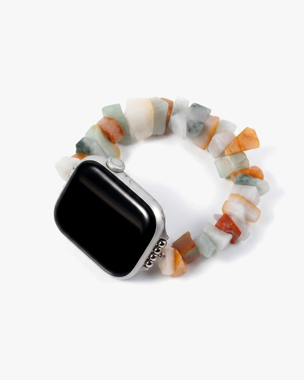 Tumbled Chroma Watch Straps In Rough Jade